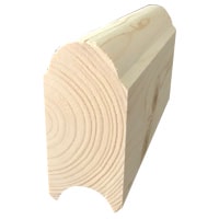 Наши бани делаются из хвойного бруса толщиной 42мм и влажностью 8-10%