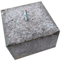 Монолитные фундаментные блоки с регулировкой