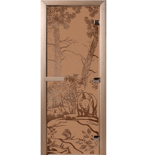 Дверь стеклянная 