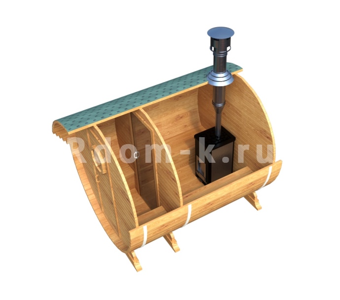 Круглая баня «Одри» 3,0м