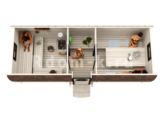 Квадробаня «Прайм» 6м