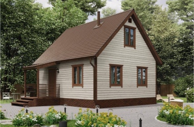 Дачный дом «Клен»6х7