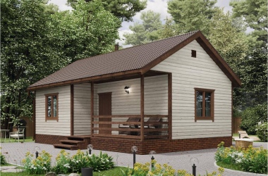 Дачный дом «Лето» 6х9