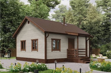 Дачный дом «Зарница» 6х7