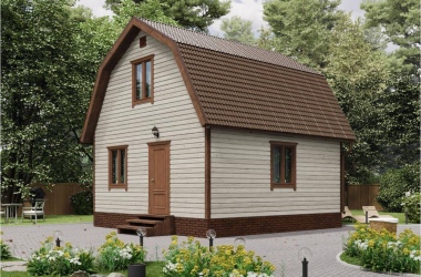 Дачный дом «Березка» ЛК 6х6