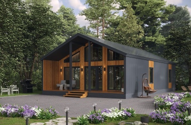 Коттедж 12х8м «Бетховен»