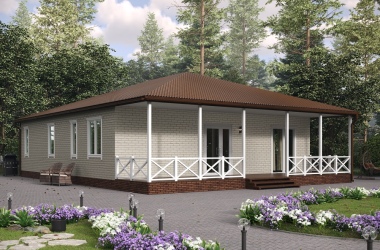 Коттедж 14.5х11м «Фандорин»