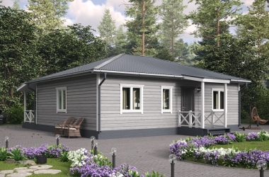 Коттедж 12.3х10м «Гончаров»