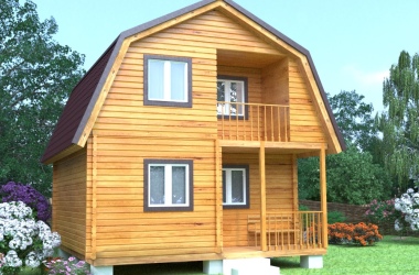 Брусовой дом «Рябинка» 6х5
