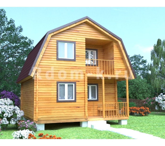 Брусовой дом «Рябинка» 6х5