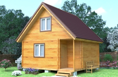 Брусовой дом «Яблонька» 6х5