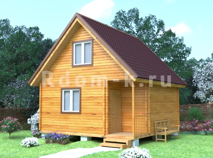 Брусовой дом «Яблонька» 6х5