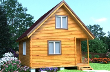 Брусовой дом «Яблонька» 6х6