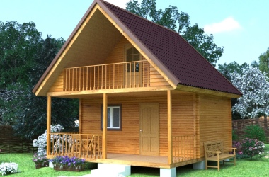 Брусовой дом «Теремок» 6х6