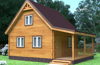 Брусовой дом «Классика» 6х6