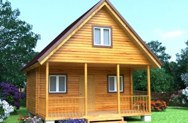 Брусовой дом «Отдых-2» 6х6