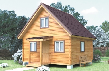 Брусовой дом «Классика» 5х4