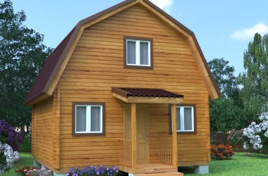 Брусовой дом «Классика» ЛК 6х6