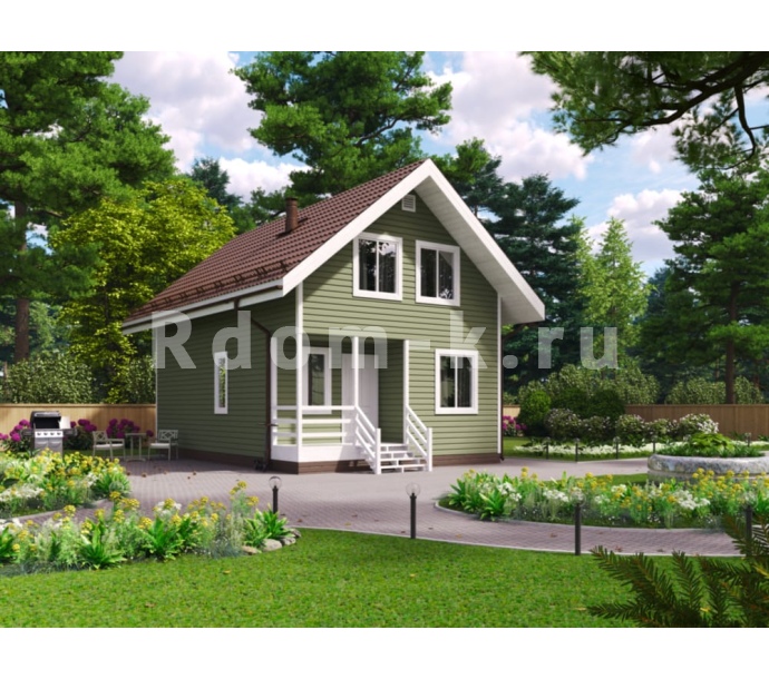 Коттедж 6х9м «Тютчев»