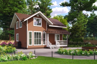 Коттедж 7х9м «Лермонтов»