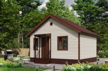 Дачный дом «Полдень» 6х5