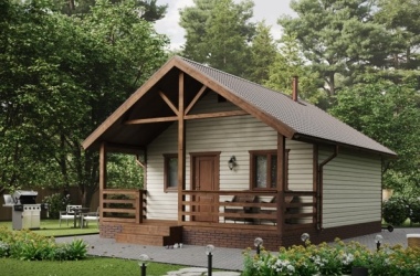 Дачный дом «Рассвет» 6х6