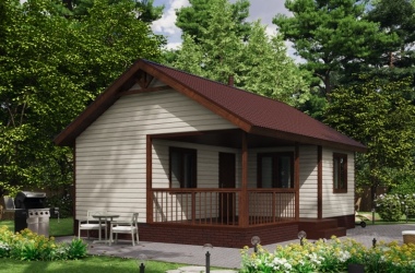 Дачный дом «Репинка» 6х8