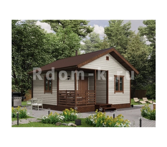 Дачный дом «Уютный» 6х6