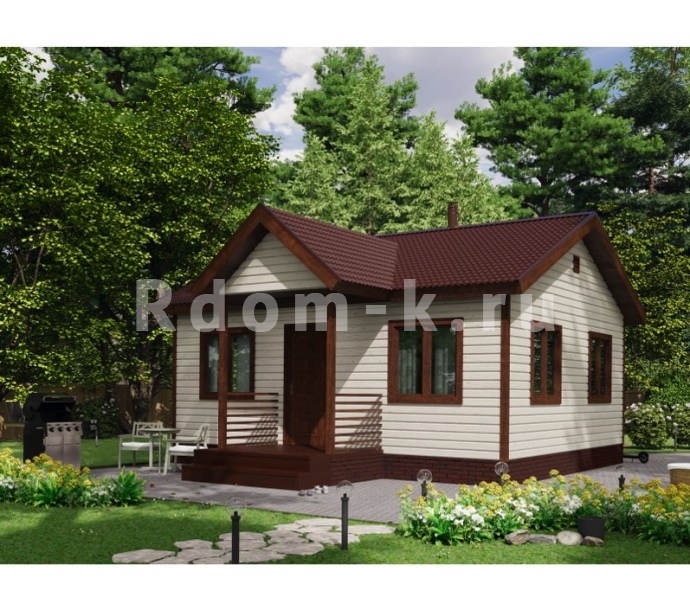 Дачный дом «Восход» 6x7