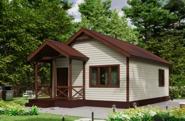 Дачный дом «Зима» 6х8