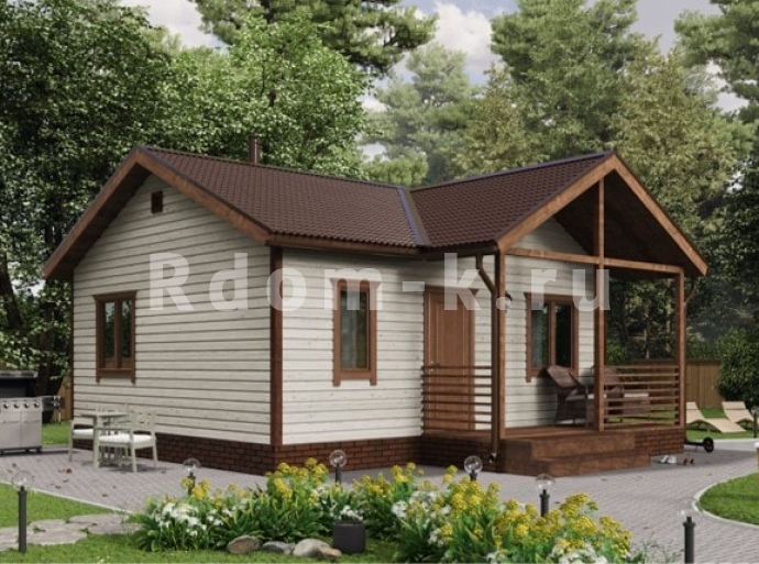 Дачный дом «Закат» 6х7