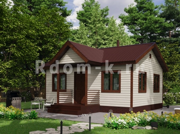 Дачный дом «Восход» 6x7