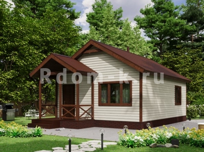 Дачный дом «Зима» 6х8