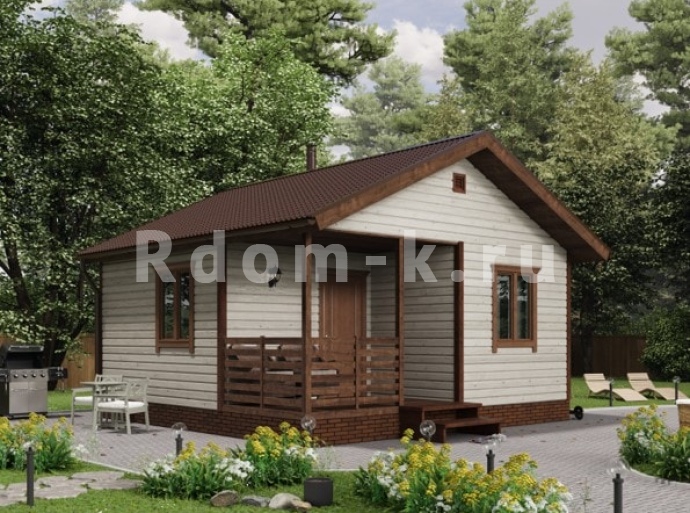 Дачный дом «Уютный» 6х6