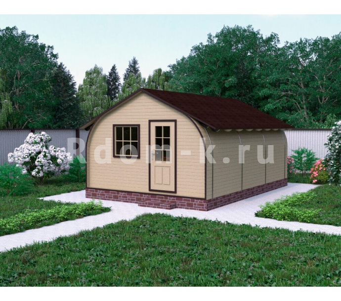 Скандинавский домик Анника-С/У 4x6