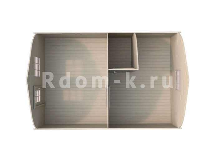 Планировка скандинавского дома Анника-С/У