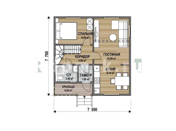 План 1 этажа 