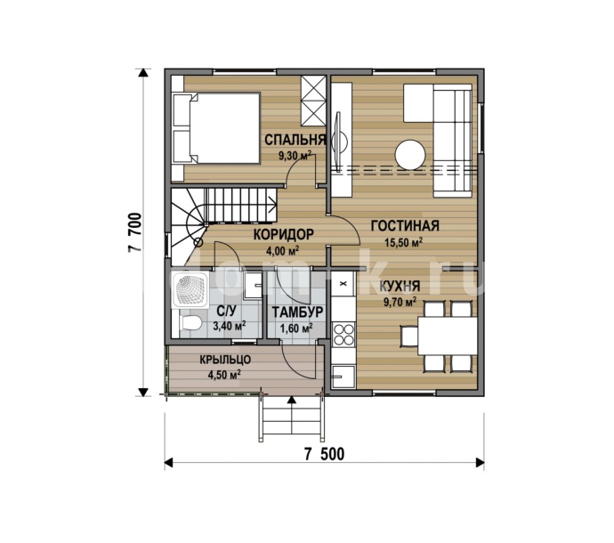 План 1 этажа 