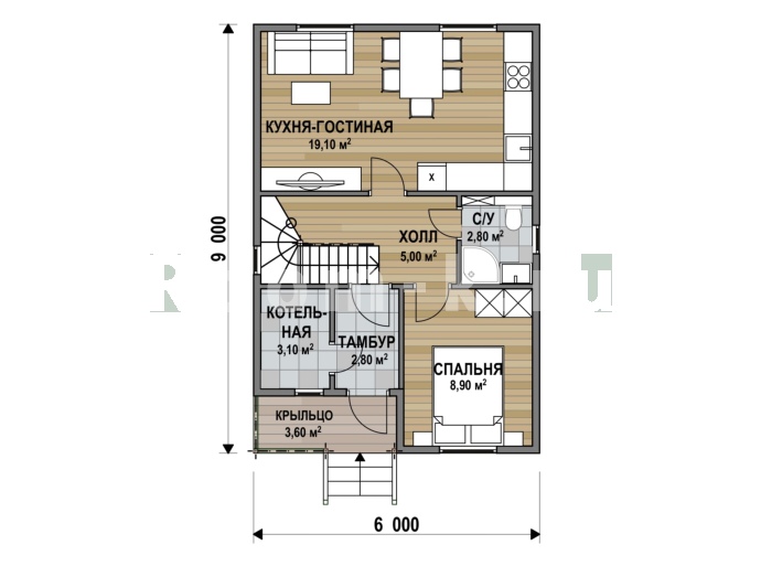 План 1 этажа 