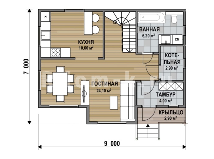 План 1 этажа 