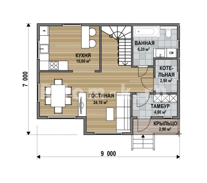 План 1 этажа 