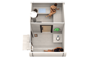 Баня «2.3-1» 4х2,3 м