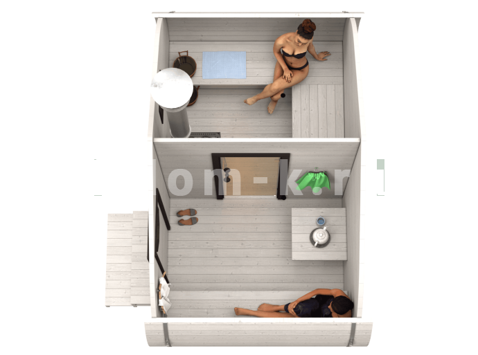 Баня «2.3-1» 4х2,3 м