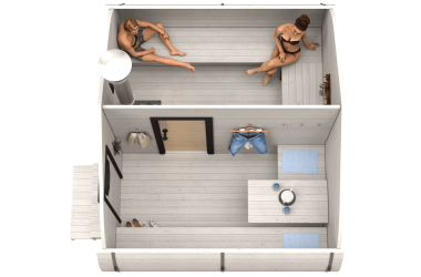 Баня «3.0-3» 4х3м