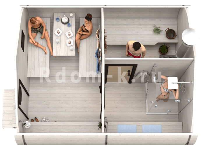 Баня «4.5-5» 4х4,5м