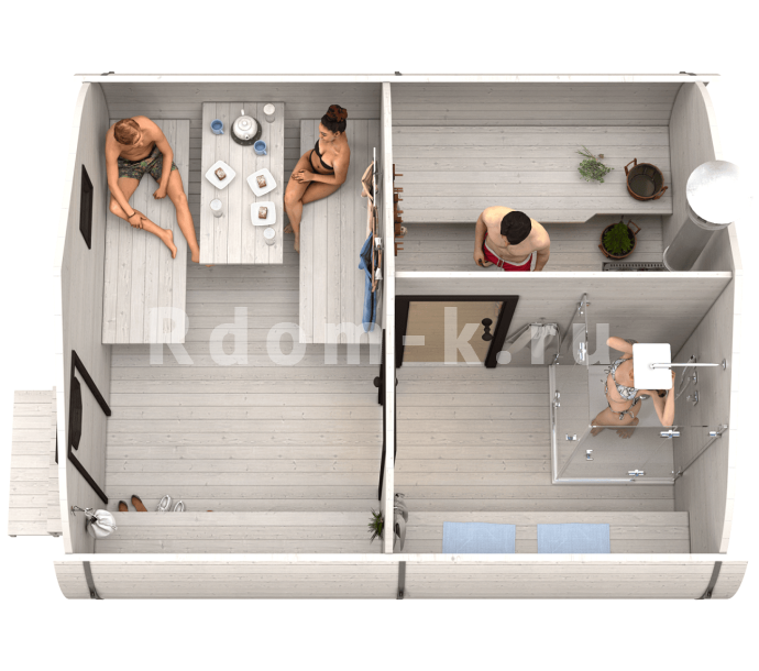 Баня «4.5-5» 4х4,5м