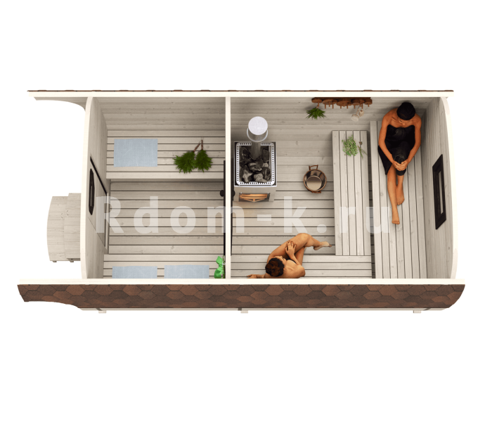 Квадробаня «Классик-3» 5,25м