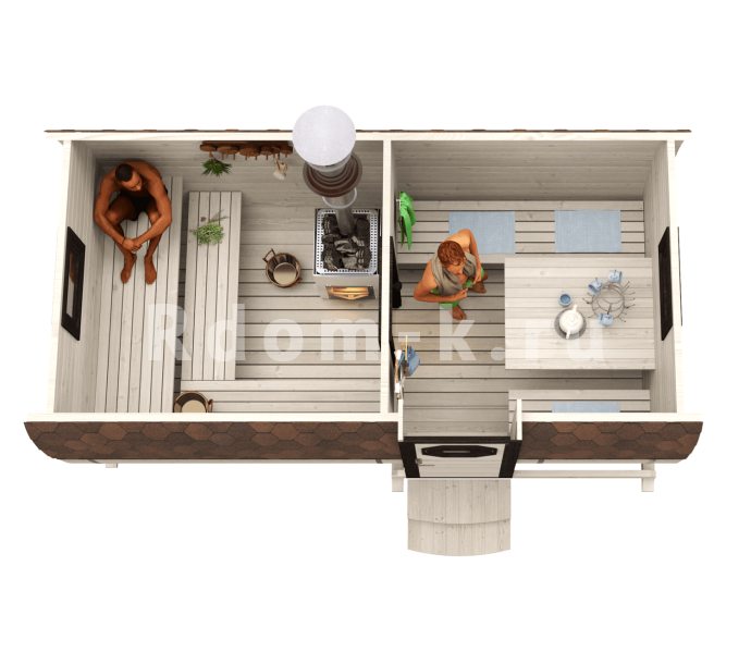 Квадробаня «Макс» 4,5м