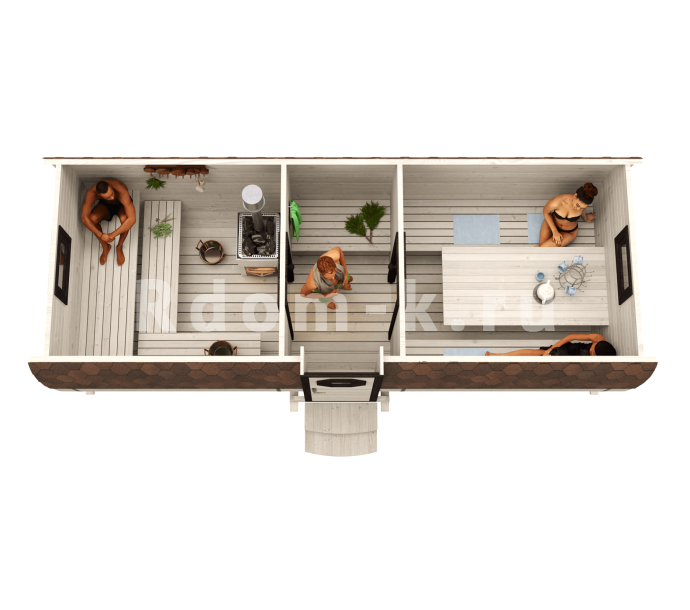 Квадробаня «Прайм» 6м