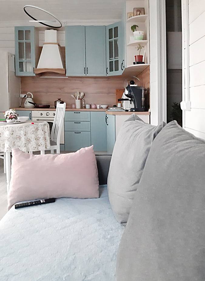 Интерьер каркасного дома